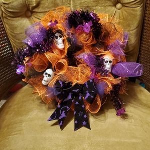 Halloween door wreath
